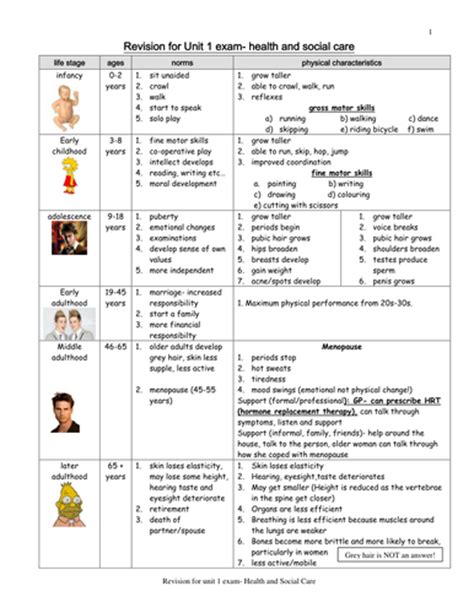 11 terms. . Unit 2 health and social care level 3 revision